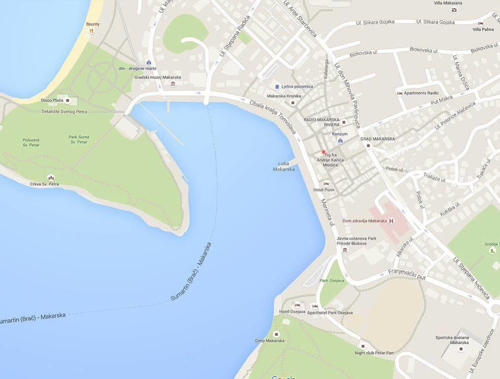 Apartment Adriatic Μακάρσκα Εξωτερικό φωτογραφία